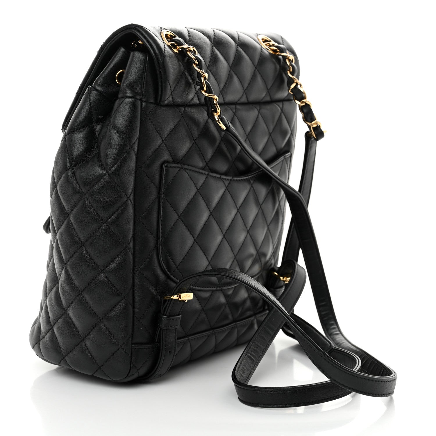 Chanel Calfskin Quilted Small Urban Spirit Backpack Black 3 of 10