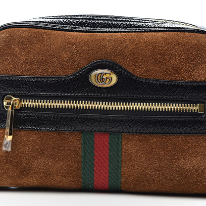 Gucci Suede Small Ophidia Belt Bag 85 34 Brown 10 of 10
