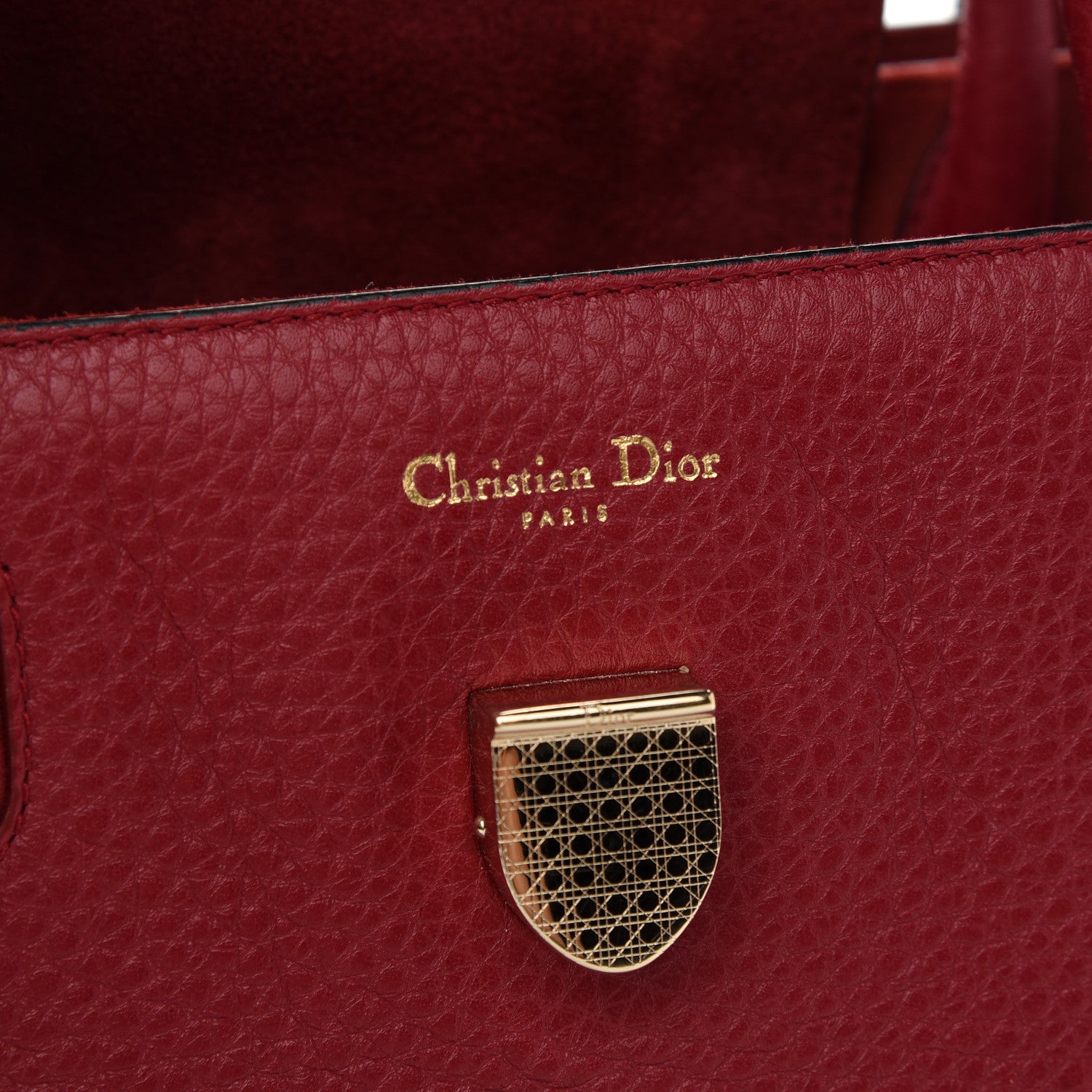 Christian Dior Bullcalf Medium Diorever Flap Indian Red 6 of 9