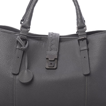 Bottega Veneta Cervo Medium Roma Tote New Light Grey 7 of 9