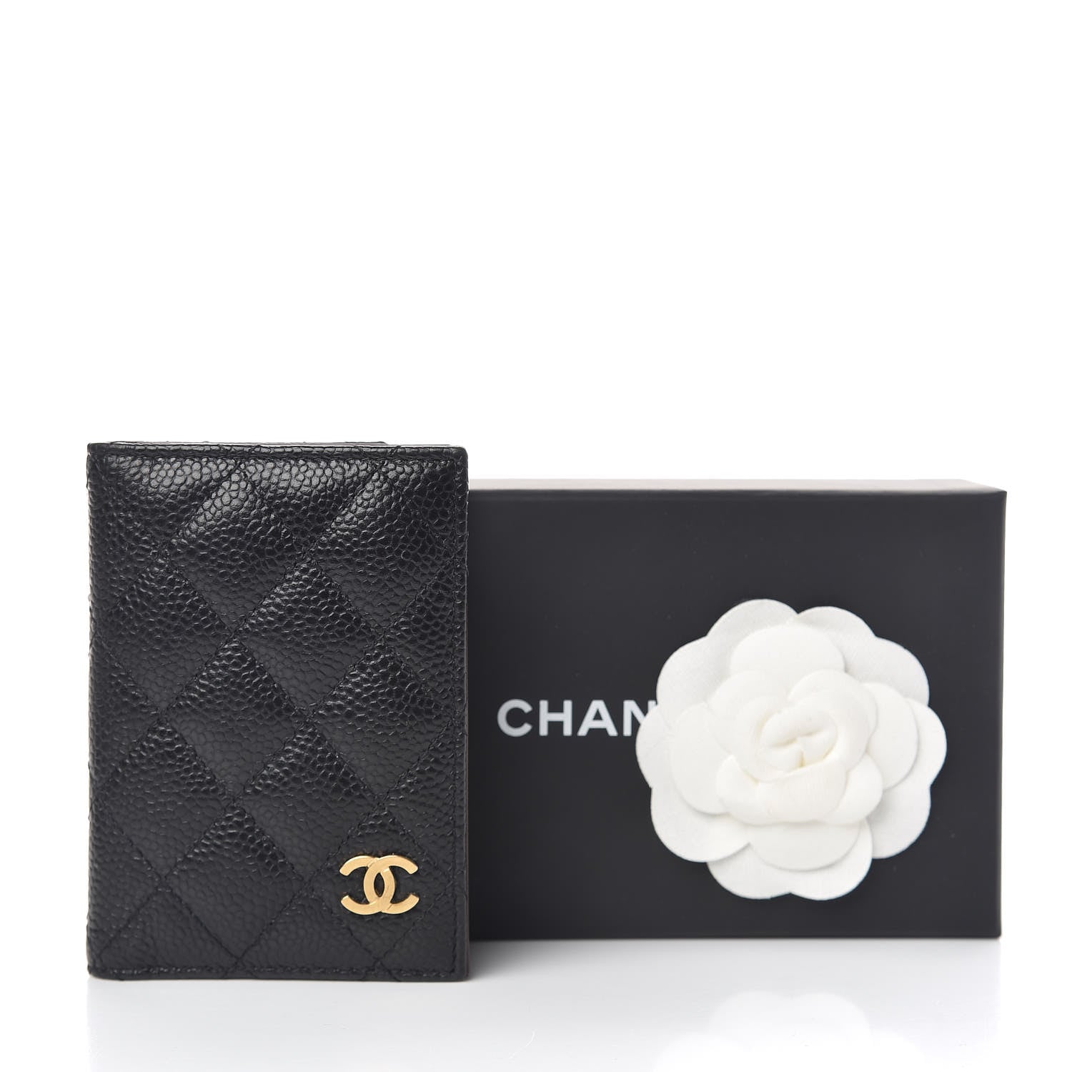 Chanel Caviar Quilted Card Holder Wallet Black 8 of 8