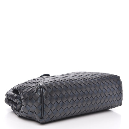 Bottega Veneta Metallic Nappa Intrecciato The Lauren 1980 Clutch Quetsche Antique Silver 4 of 10