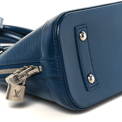 Louis Vuitton Epi Alma BB Indigo 8 of 10