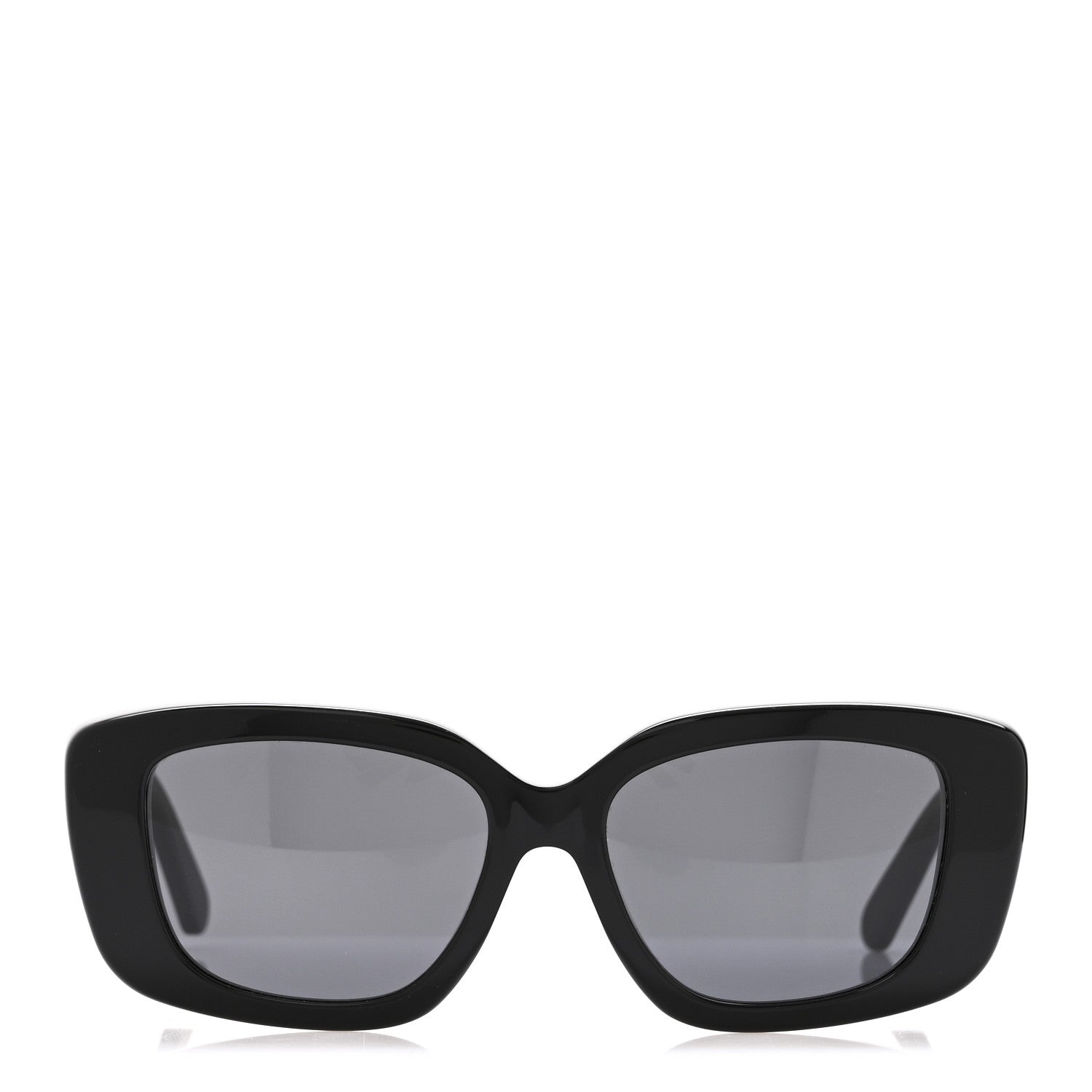 Louis Vuitton Acetate LV Circle Large Cat Eye Sunglasses Z2642U Black 3 of 7