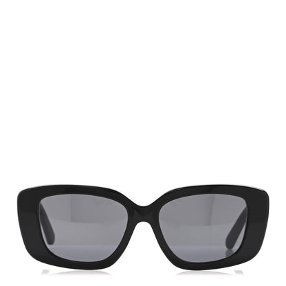 Louis Vuitton Acetate LV Circle Large Cat Eye Sunglasses Z2642U Black 3 of 7