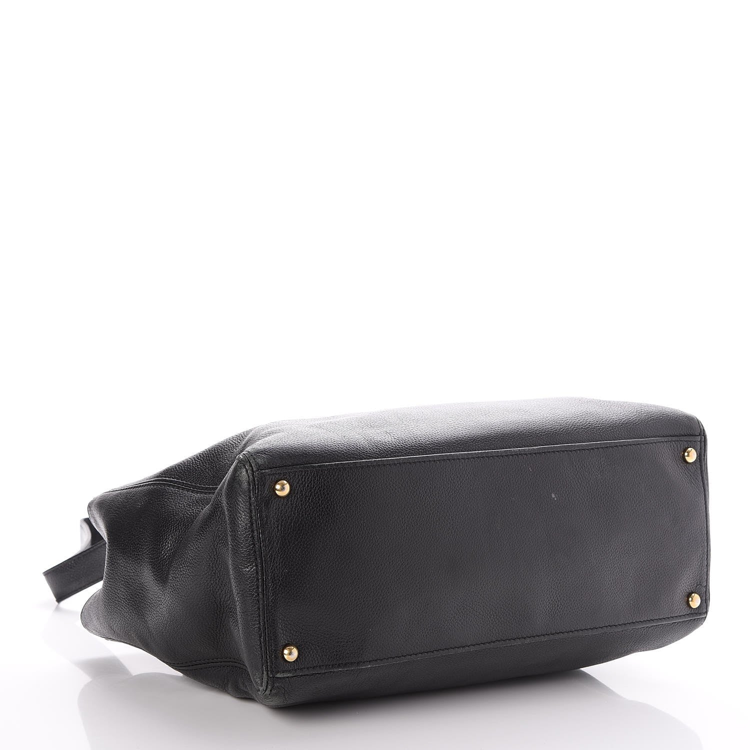 Chanel Calfskin Cerf Executive Shopper Tote Black 4 of 11