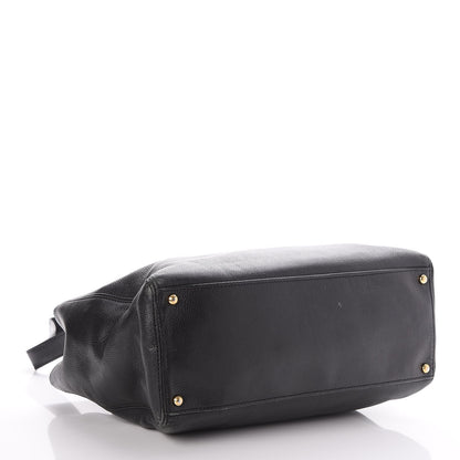 Chanel Calfskin Cerf Executive Shopper Tote Black 4 of 11
