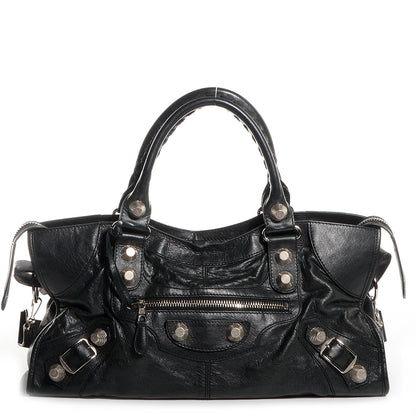 Balenciaga Agneau Giant 21 Silver Hardware Part Time Black 1 of 13