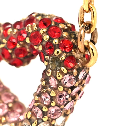 Louis Vuitton Swarovski LV and V Heart Strass Bracelet Rose Gold 8 of 9
