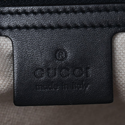 Gucci Monogram Vintage Web Medium Top Handle Bag Navy 5 of 10