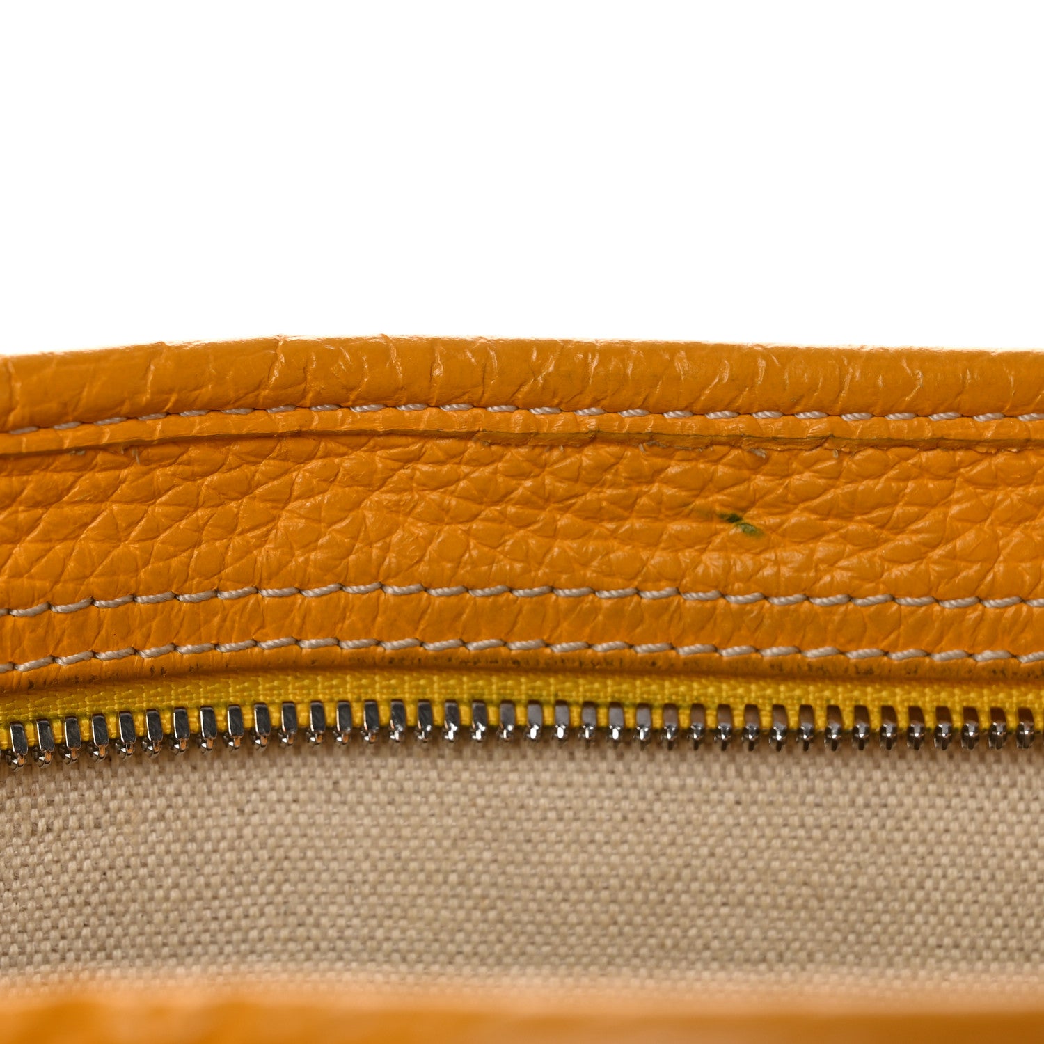 Goyard Goyardine Grenadines Hobo Yellow 11 of 13