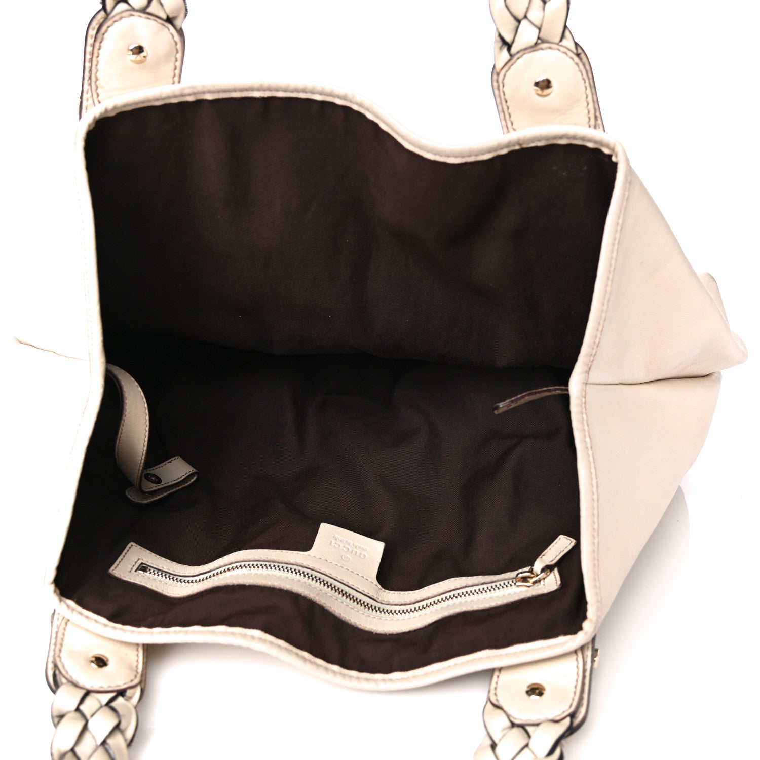 Gucci Calfskin Medium Pelham Shoulder Bag Off White 4 of 6
