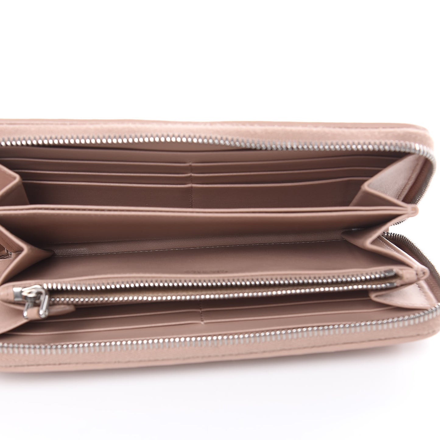 Soft Calfskin Diagramme Zip Around Wallet Cipria