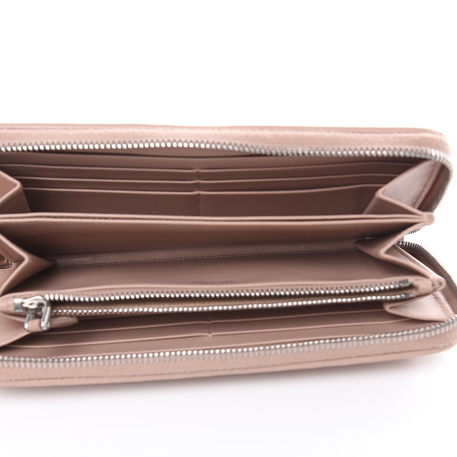 Prada Soft Calfskin Diagramme Zip Around Wallet Cipria 5 of 13