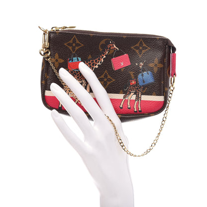 Louis Vuitton Monogram 2017 Christmas Animation Mini Pochette Accessories 2 of 10