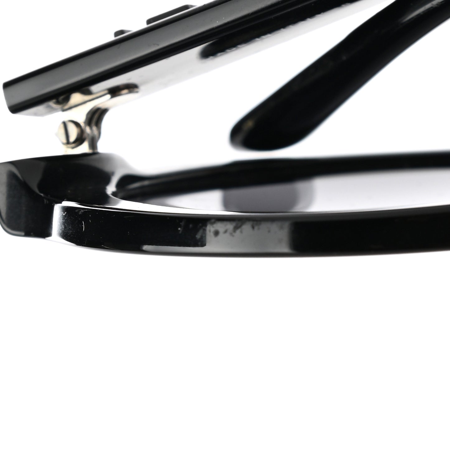 Acetate Polarized Round Sunglasses 5410 Black