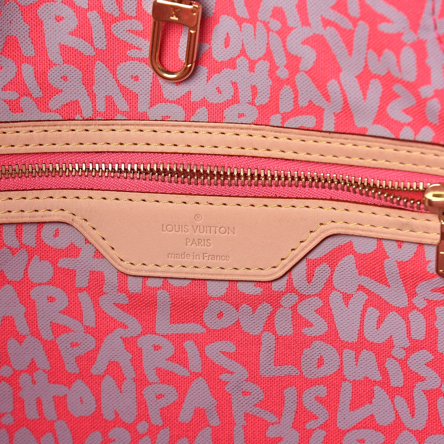 Monogram Graffiti Neverfull GM Fuchsia