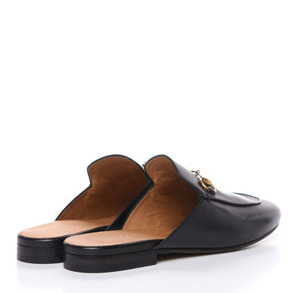 Gucci Calfskin Womens Princetown Slippers 38.5 Black 4 of 9