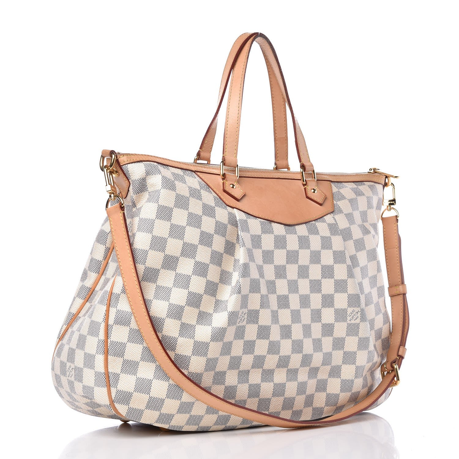 Louis Vuitton Damier Azur Siracusa GM 3 of 7