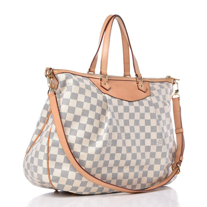 Louis Vuitton Damier Azur Siracusa GM 3 of 7