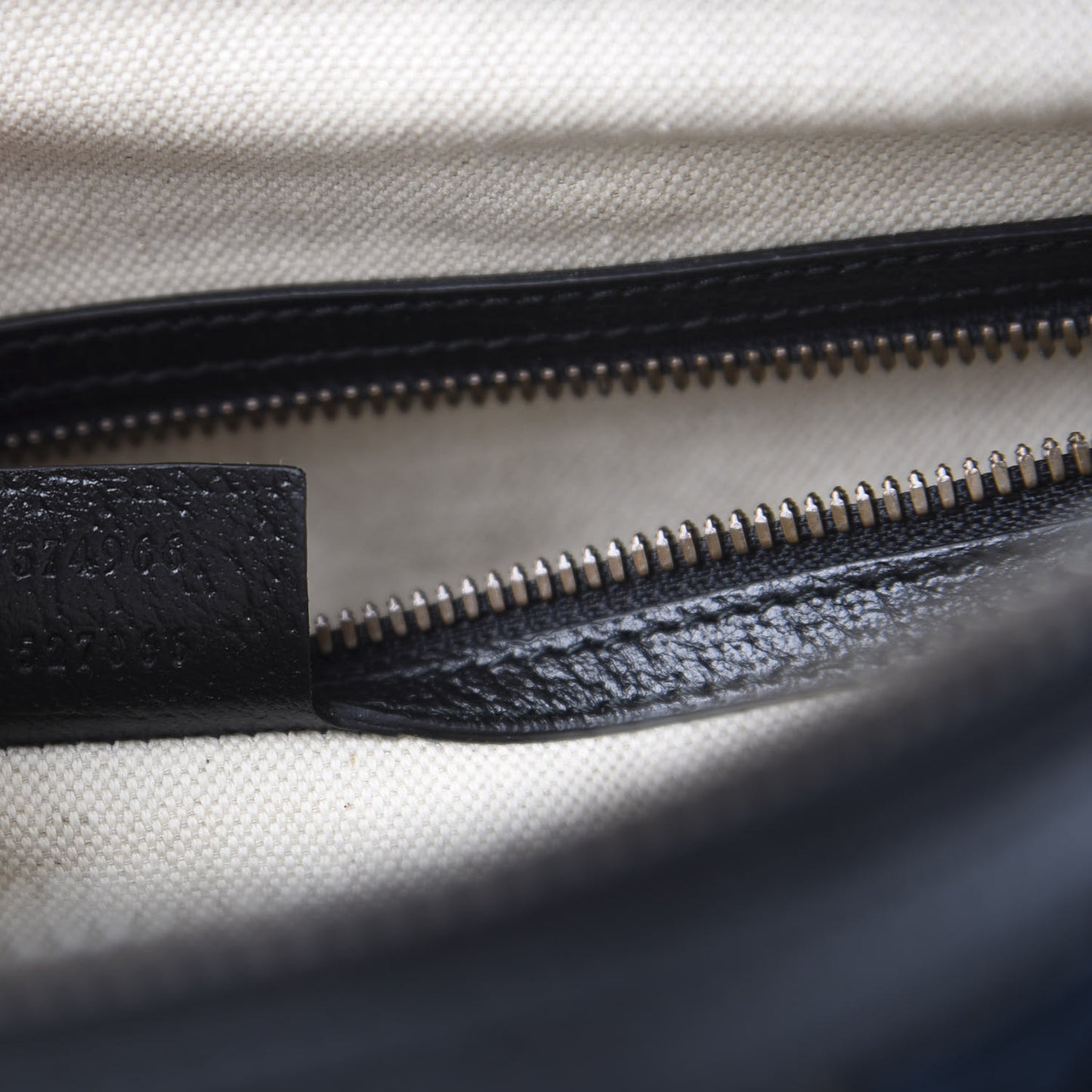 Velvet GG Monogram Textured Calfskin Web Medium Duffle Bag Blue Beige Black