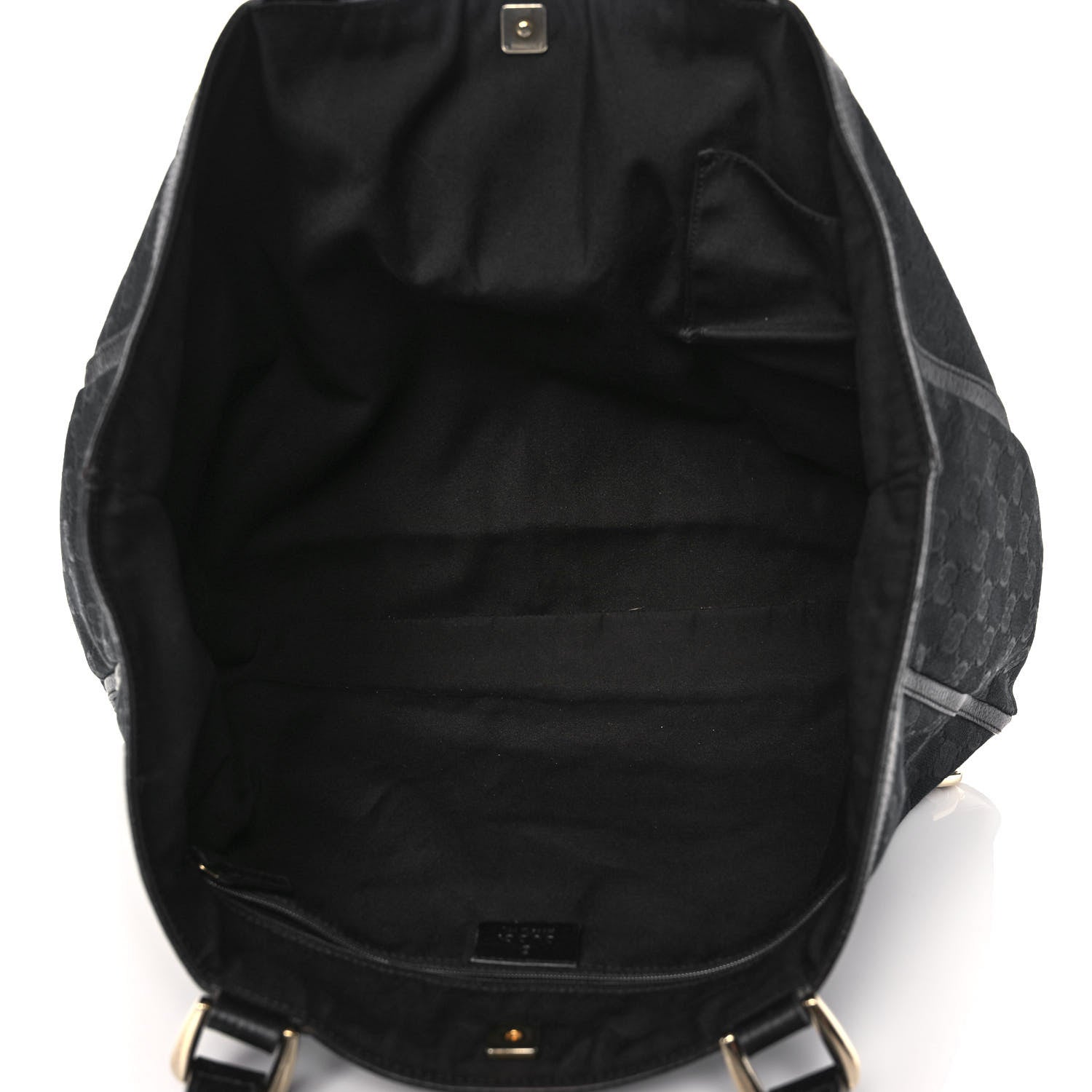 Gucci Monogram Large Abbey Tote Black 5 of 14