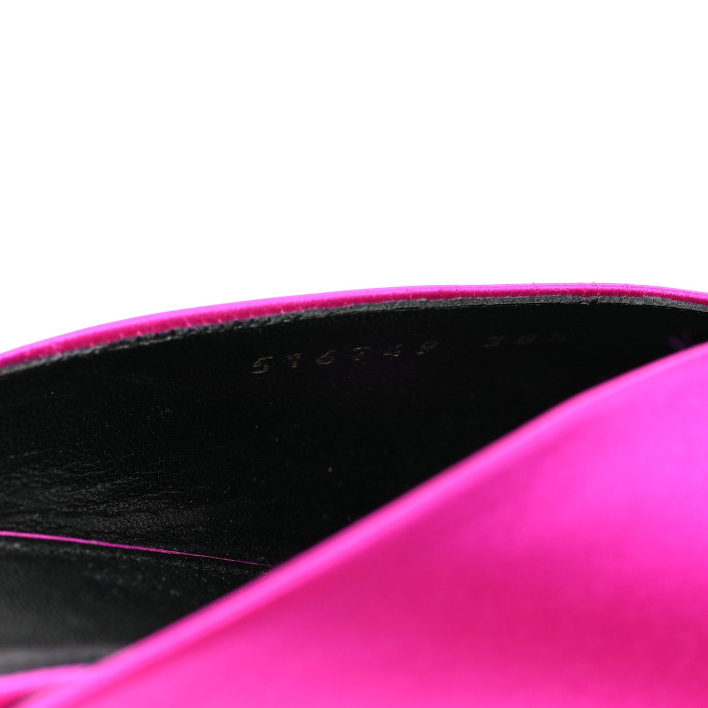 Satin Pointed Toe Knife 40mm Mules 38.5 Rose Fuchsia