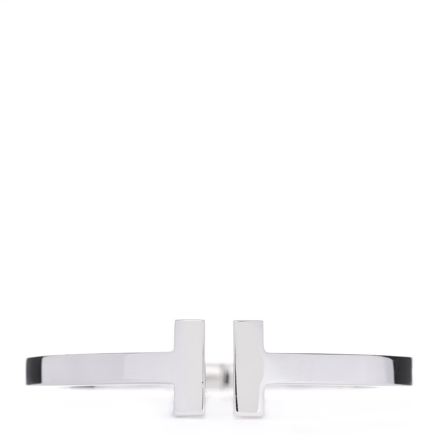 Tiffany Sterling Silver T Square Bracelet 1 of 5