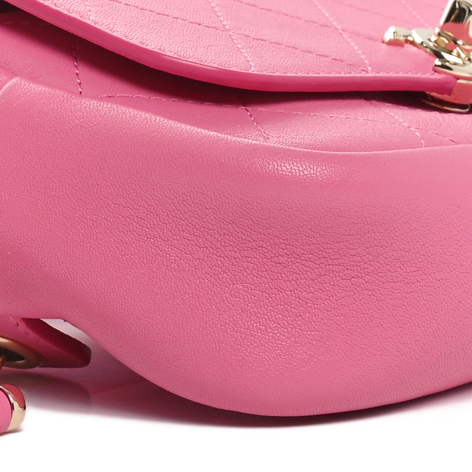 Chanel Goatksin Quilted Casual Trip Waist Bag Pink 9 of 10