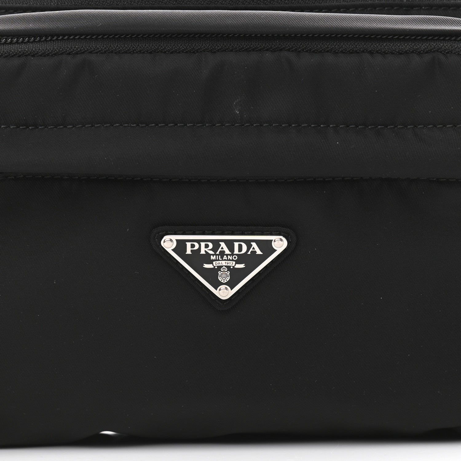 Prada Tessuto Nylon Montagna Belt Bag Black 11 of 11