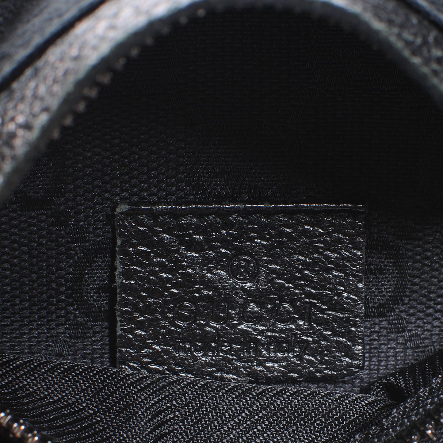 Monogram Belt Bag Black