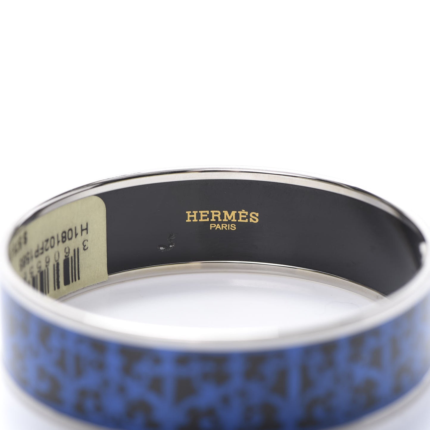 Enamel Printed Wide Balcons du Guadalquivir Bracelet 65 Blue