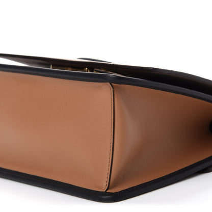 Fendi Vitello Century F is Fendi FF Embossed Kan I Shoulder Bag Orzo Tobacco 8 of 11