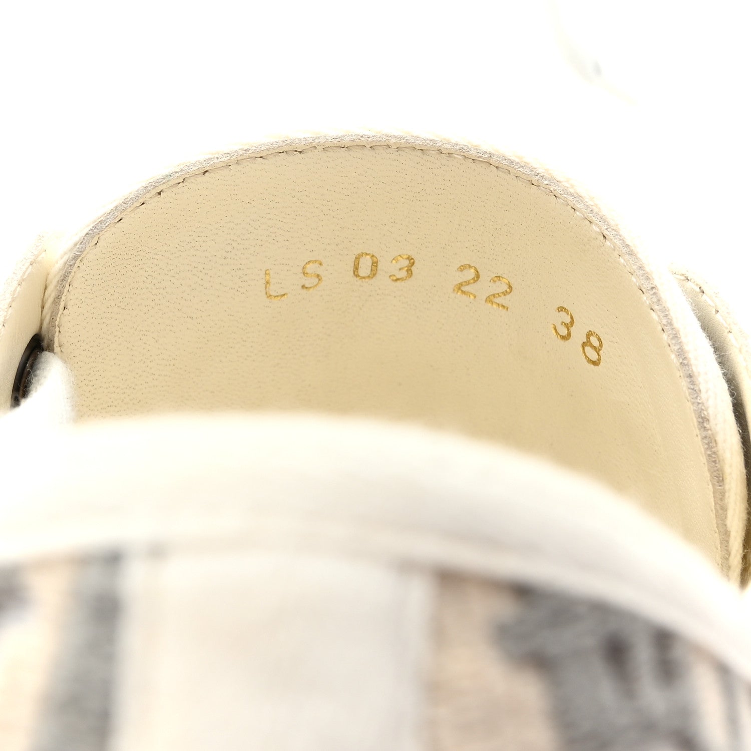 Christian Dior Canvas Oblique Walk'N'Dior Low Top Sneakers 38 Grey Stone 10 of 11