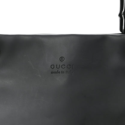 Gucci Calfskin Bamboo Top Handle Tote Black 9 of 11
