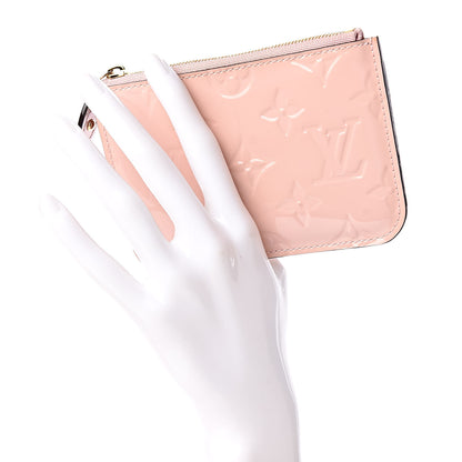 Louis Vuitton Vernis Key Pouch Rose Ballerine 2 of 10