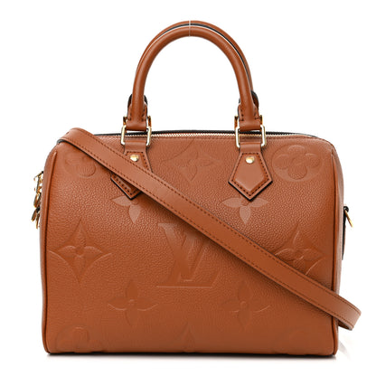 Louis Vuitton Empreinte Monogram Giant Speedy Bandouliere 25 Cognac 1 of 8