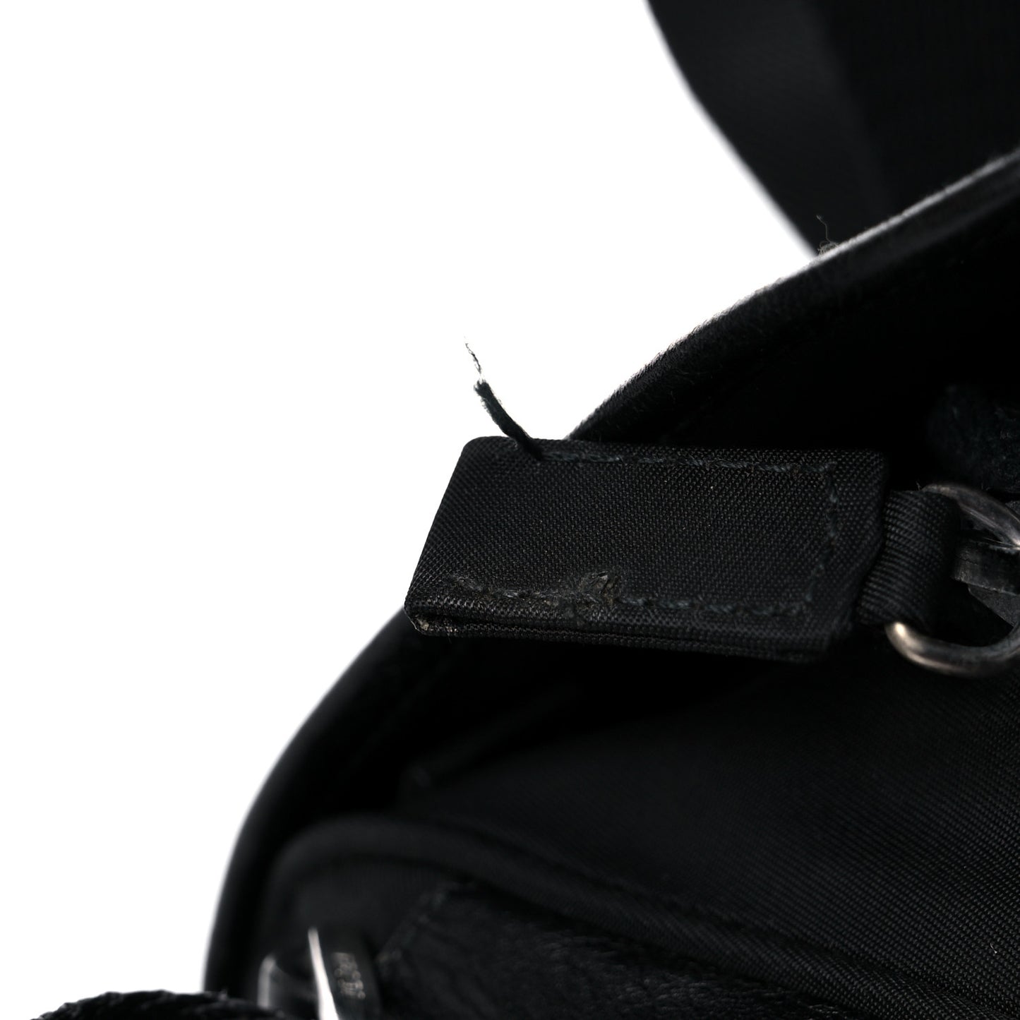 Nylon Vela Sport Messenger Bag Black