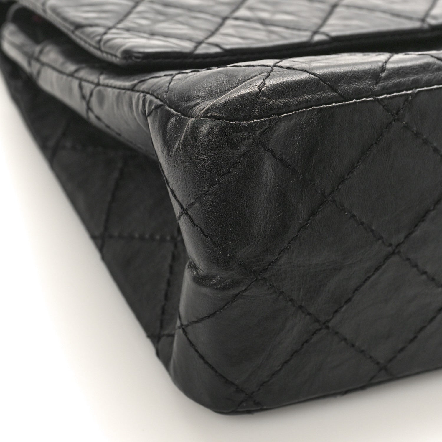 Chanel Aged Calfskin Quilted 2.55 Reissue 226 Flap Black 8 of 11