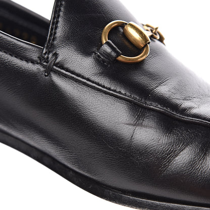 Gucci Lambskin Womens Brixton Horsebit Loafers 36 Black 12 of 14