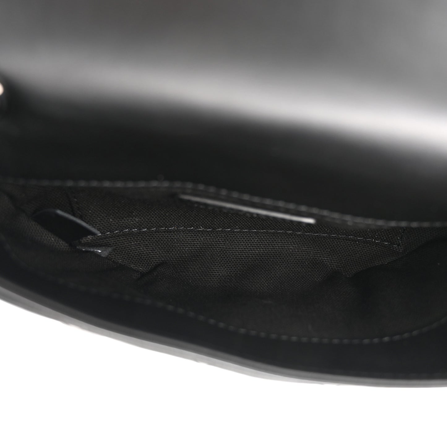 Calfskin Quilted CC Uniform Flap Belt Bag Black
