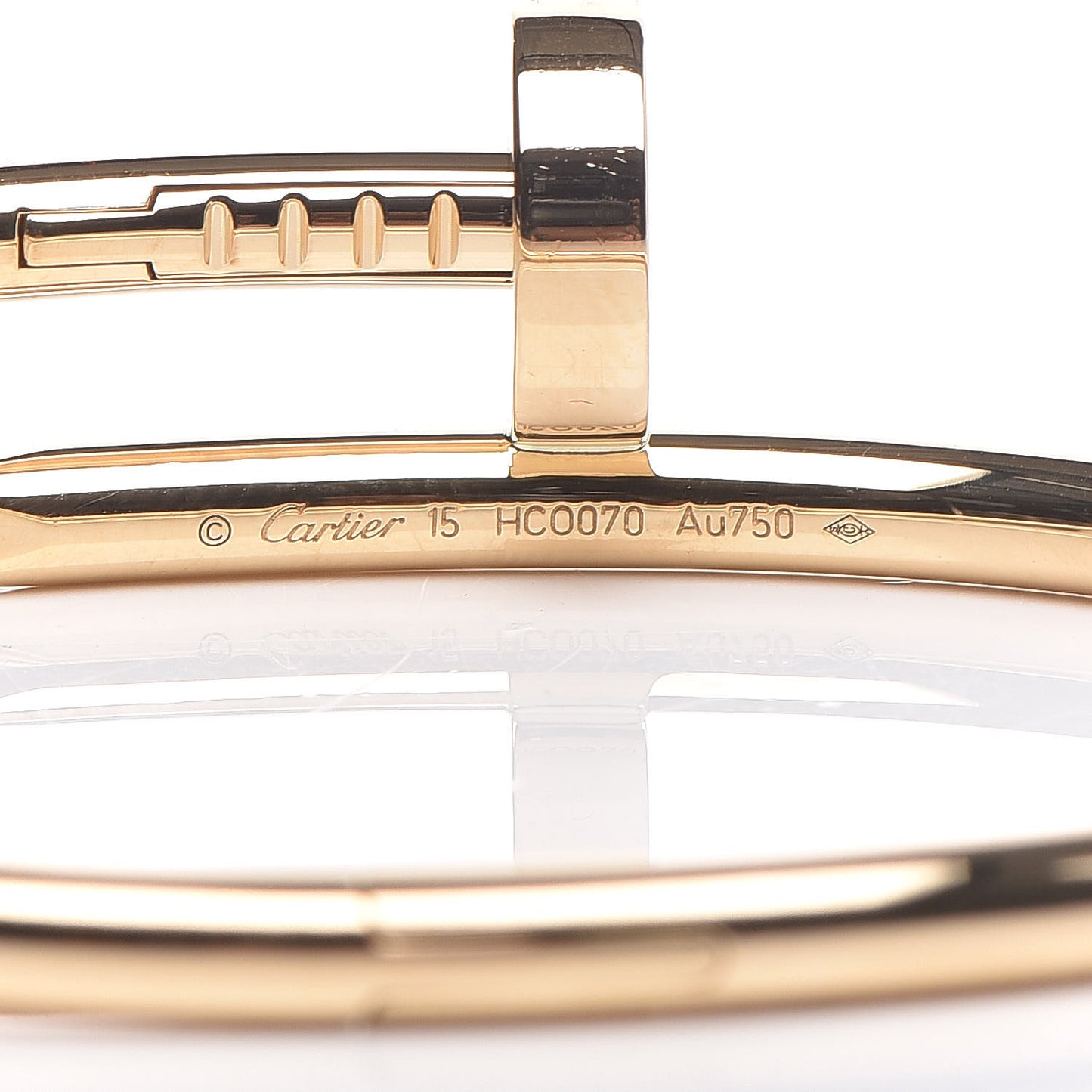 18K Yellow Gold Juste Un Clou Bracelet 15