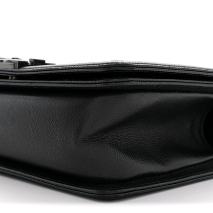 Chanel Caviar Quilted Medium Boy Flap So Black 10 of 12