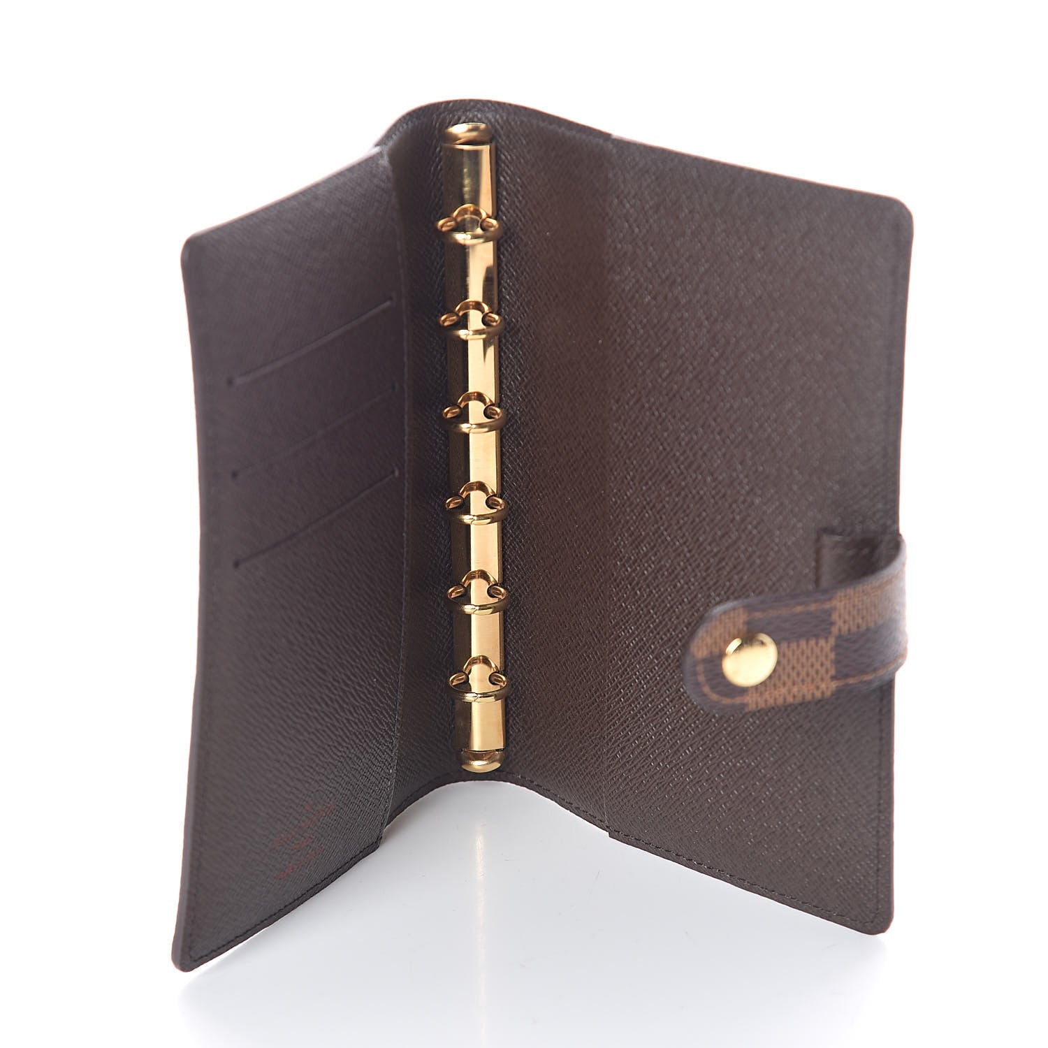 Louis Vuitton Damier Ebene Small Ring Agenda Cover 5 of 6