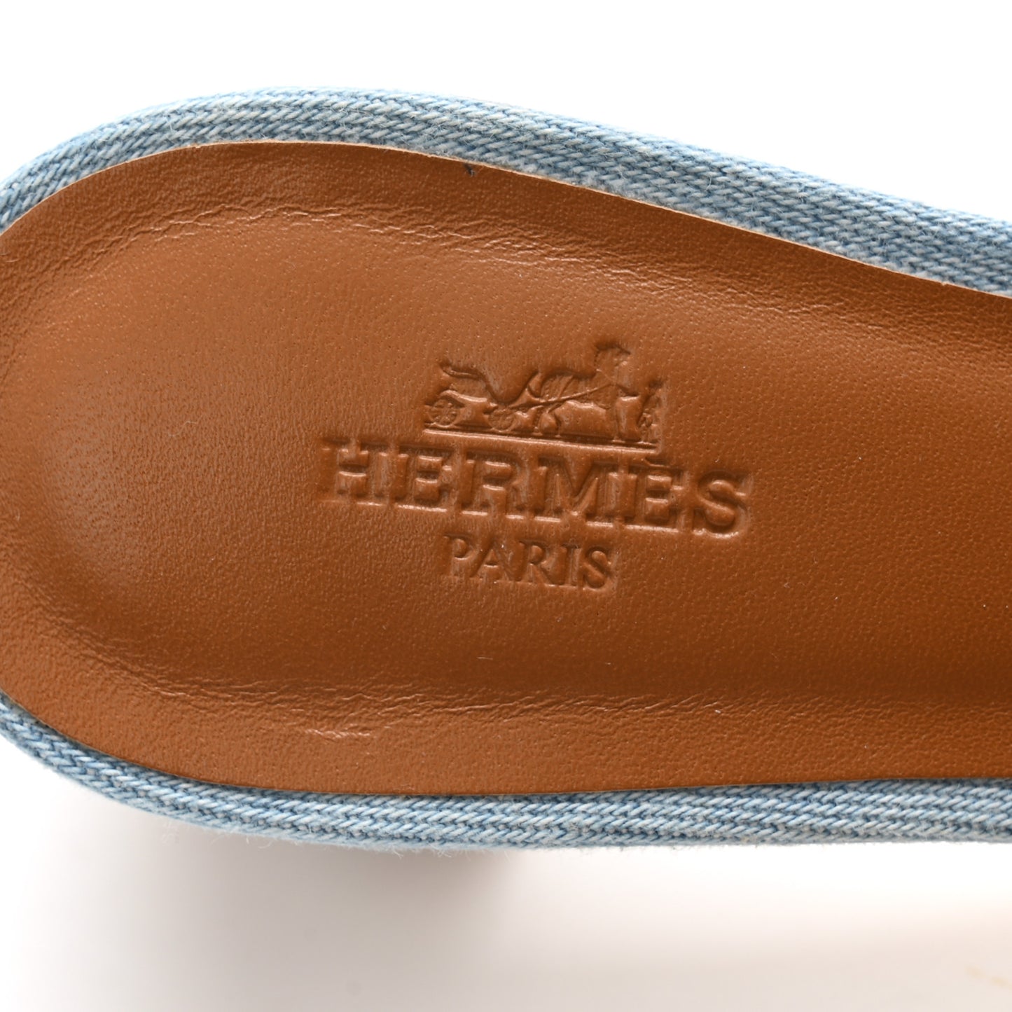 Denim Oasis Sandals 35 Bleu Clair