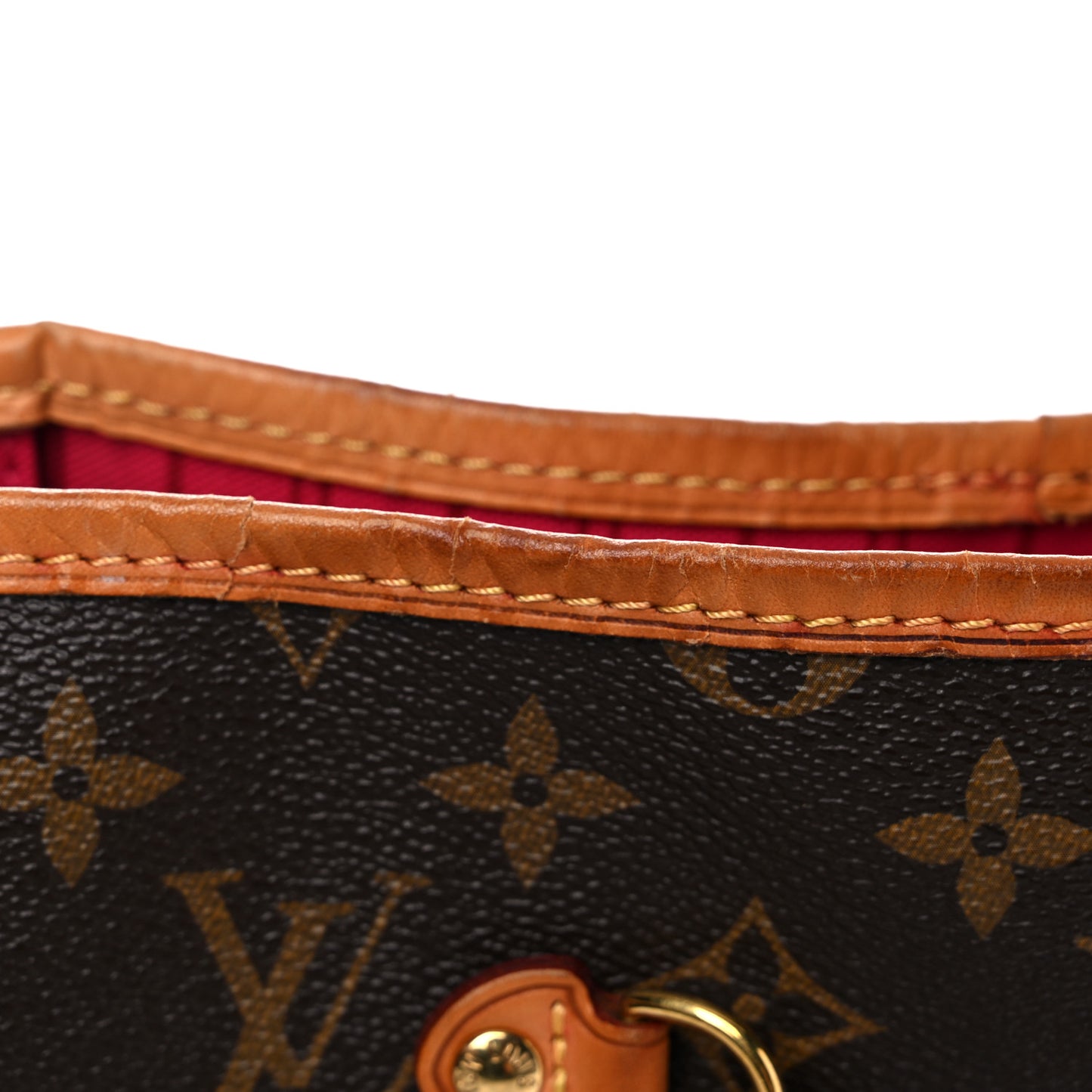 Monogram My LV Heritage Neverfull MM Fuchsia White