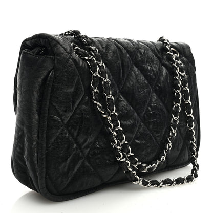 Chanel Coated Canvas Quilted Le Marais Flap Black 3 of 9