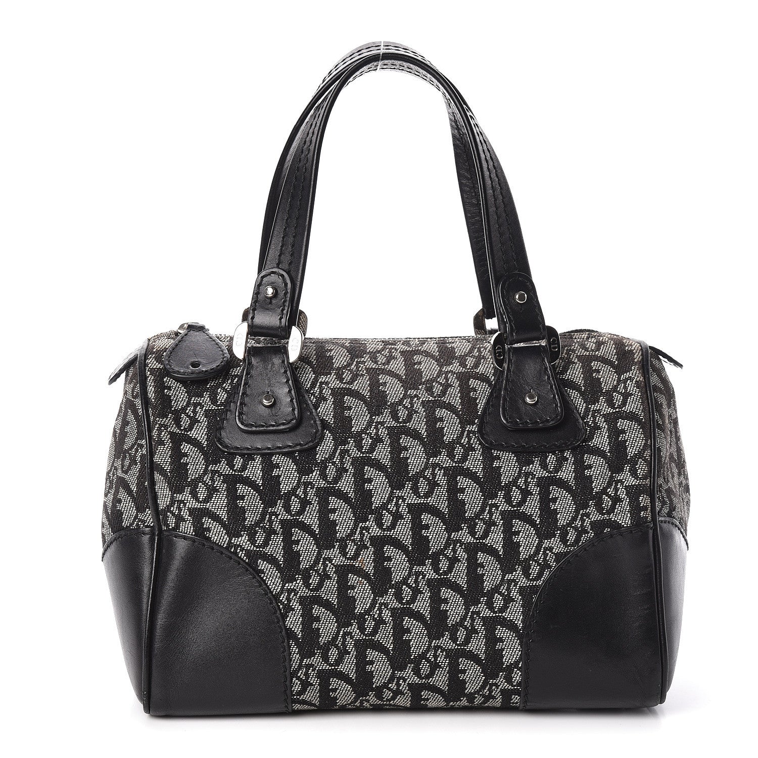 Christian Dior Monogram Boston Black 1 of 9
