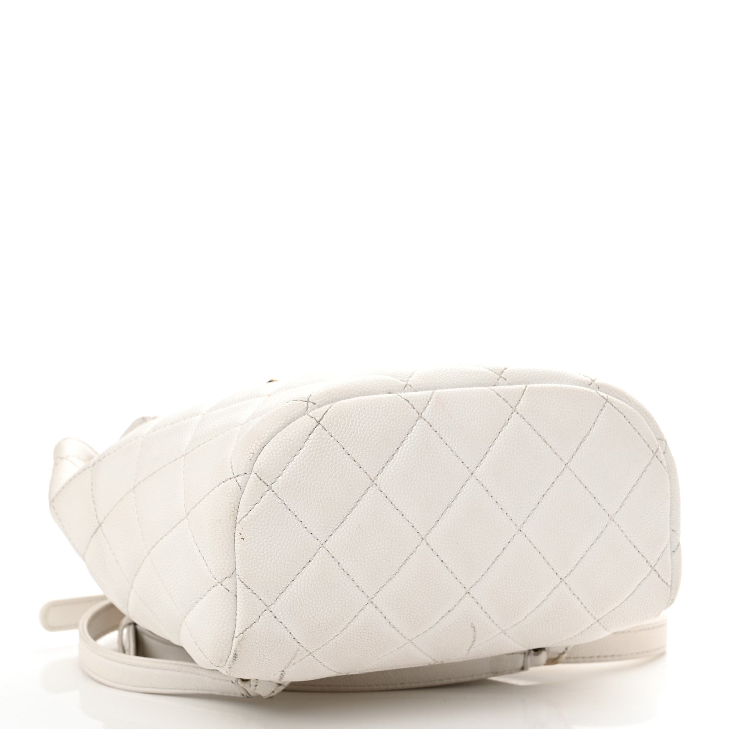 Caviar Quilted Mini Urban Spirit Backpack White
