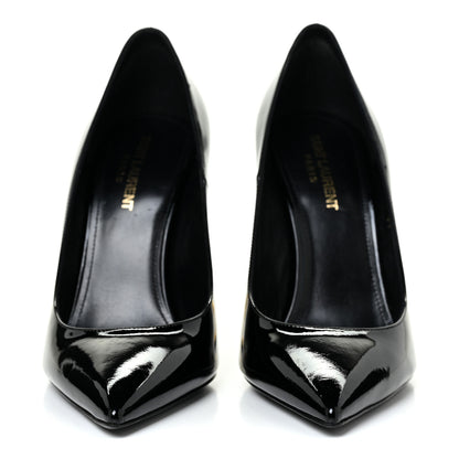 Saint Laurent Patent Opyum 110 Pumps 39 Black Gold 3 of 17